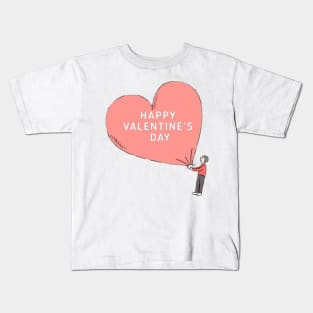 Happy valentin's Day Kids T-Shirt